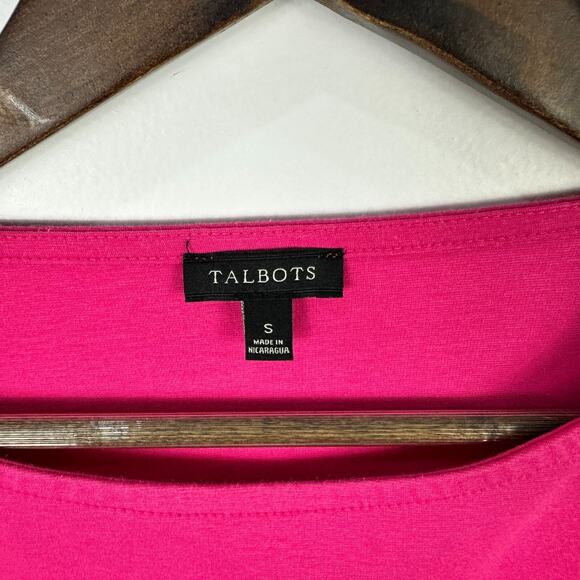 Talbots‎ Knit Top Women S Pink Cutout Sleeves Coquette Soft Girl Boho Romantic - Picture 2 of 6